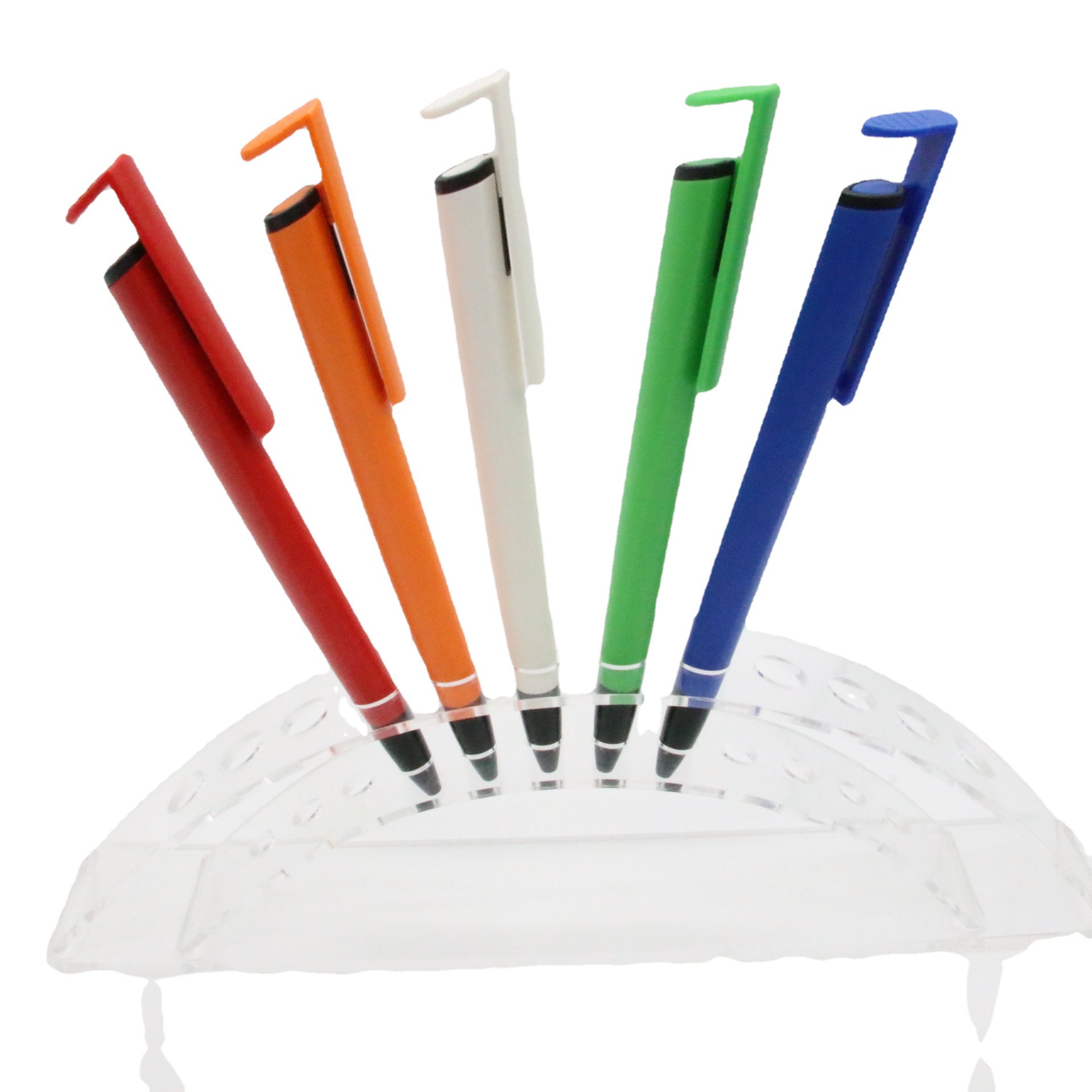 En línea popular creativo teléfono móvil titular pluma irregular bolígrafo de plástico nuevo papelería cuaderno especial pluma