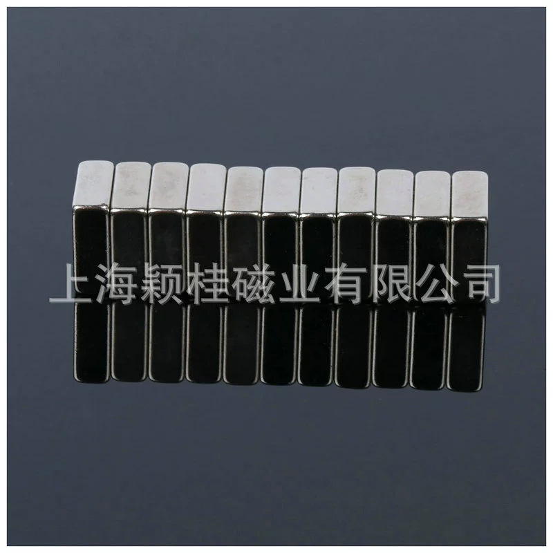 颖桂厂家直销强力方形钕铁硼强磁稀土永磁吸铁石磁条耐高温防生锈
