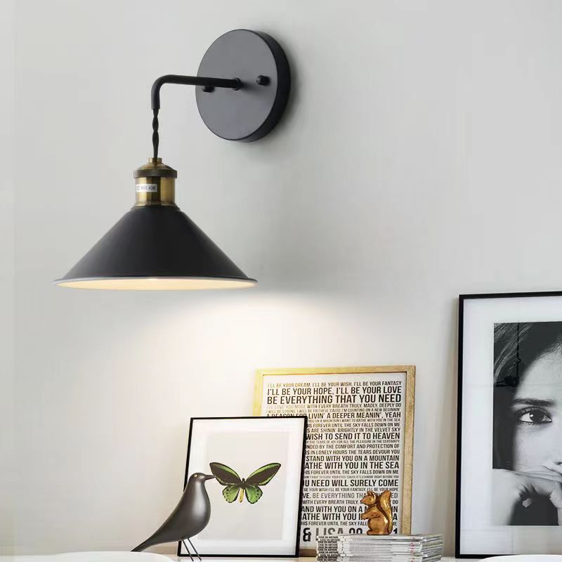 Nórdico creativo dormitorio lámpara de pared color macaron lámpara pasillo escaleras lámpara de pared simple lámpara de noche