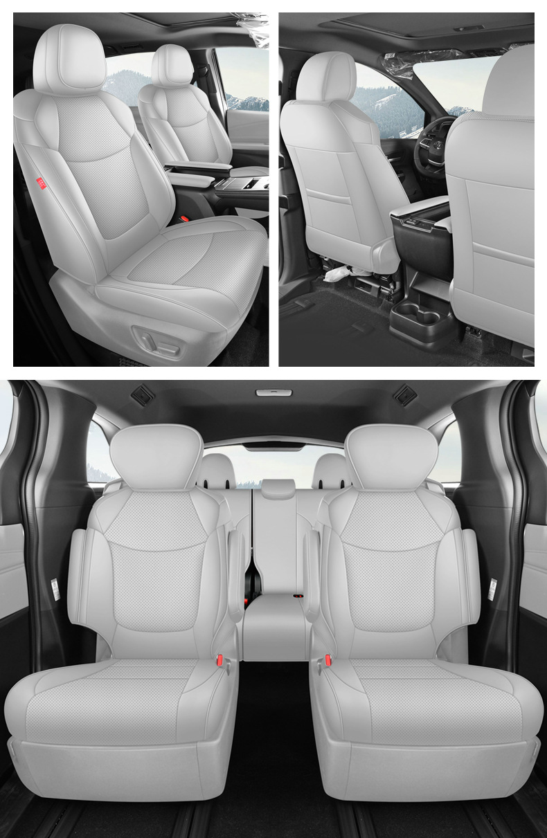 2024 Toyota Sienna Seat Cushion, GAC Granvia Seat Cover, 7-Seat Pad Set