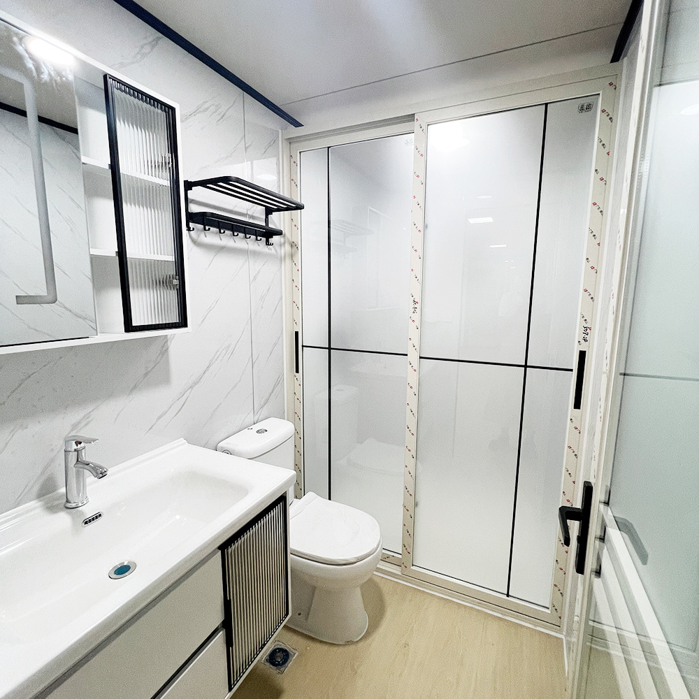 Casa modular integrada casa de contenedor combinación de villa de casa móvil multifamiliar diseño de empalme flexible