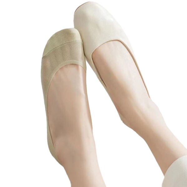 Silk summer thin invisible solid color non-slip breathable gaiters