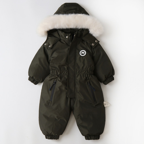 Baby Ski Suit for Cross-border Exclusive, Baby Climbing Suit, Pajama for Toddlers, 2024 Winter New Children's Wear Onesie