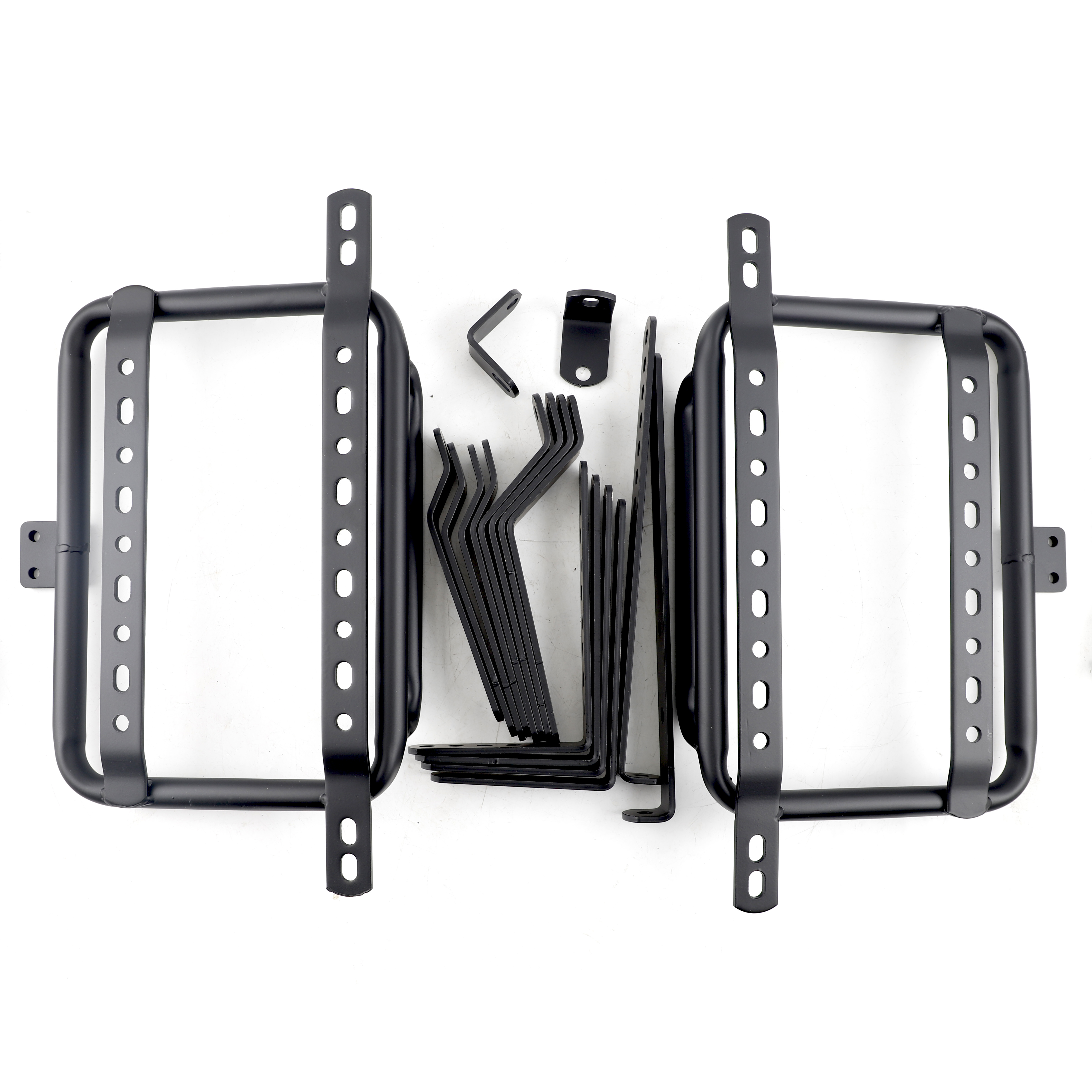 Motorcycle left and right side box universal three-box bracket for Qianjiang Guangyang Honda Haojue storage box trunk