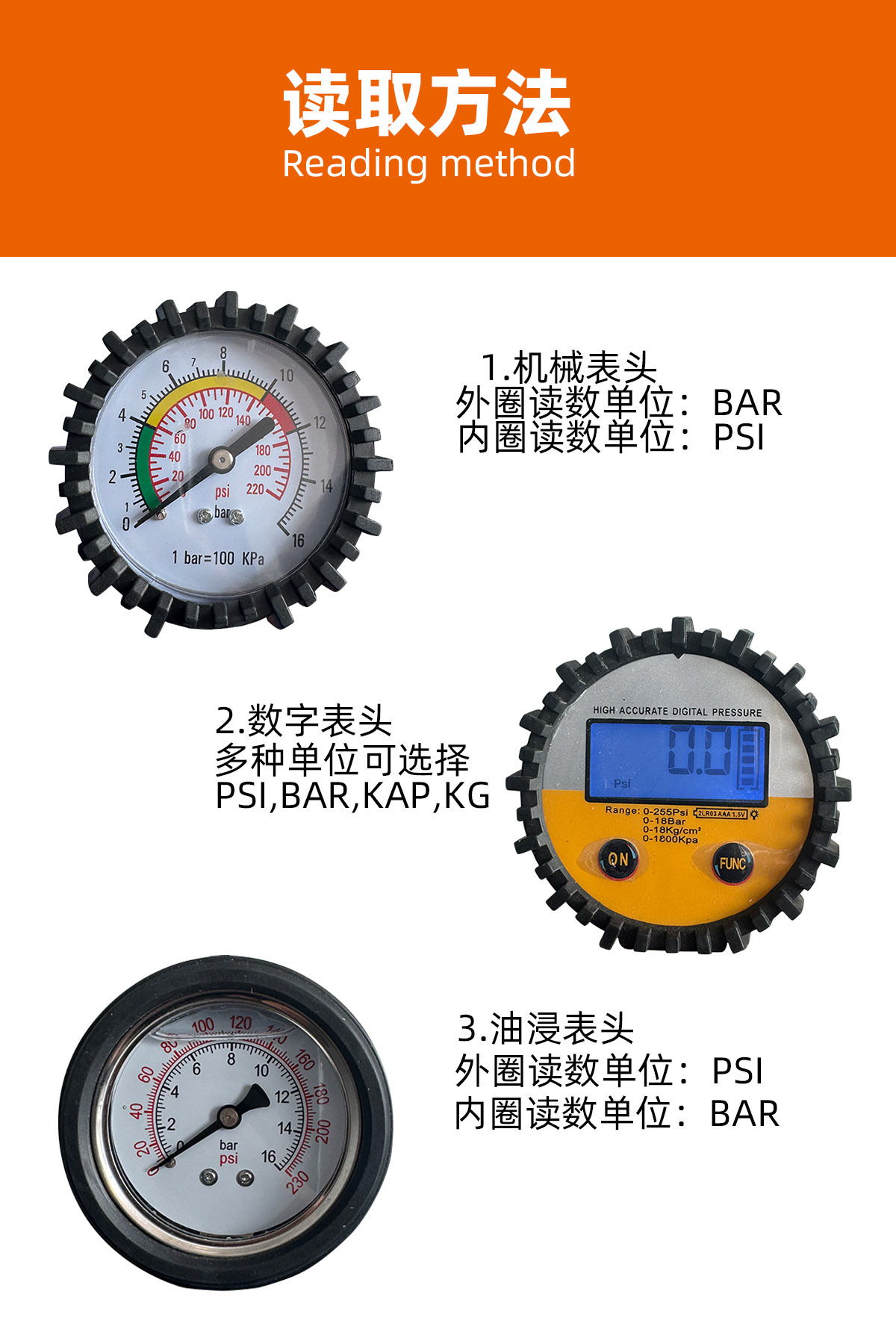 Manufacturer Wholesale Tire Electronic Air Gun Chuck Inflator Gun Digital Display Tire Pressure Gauge Digital Display Tire Inflator Gun