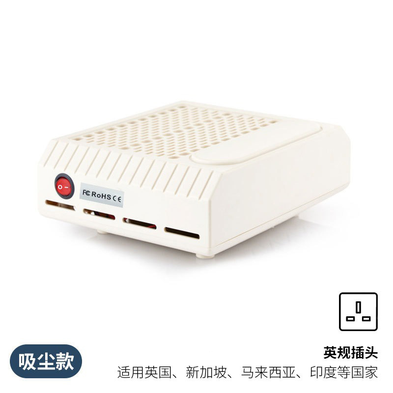 Tienda de uñas de escritorio polvo aspiradora máquina de pulir dos en uno estilo japonés gran succión mudo aspiradora de uñas