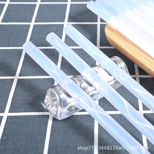 [Factory wholesale] 7/11mm high viscosity environmentally friendly transparent white glue stick hot melt glue large glue strip hardware hot melt glue stick