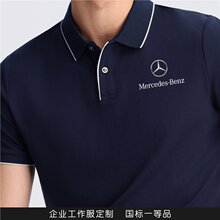 企业工作服polo衫印logo液氨莫代尔春夏季公司团体服文化衫