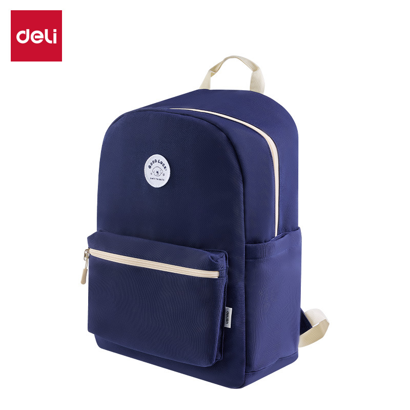 Déli BB222 serie simple simple mochila escolar ocio mochila de hombro para estudiantes escolares almacenar mochila escolar ligera image 7