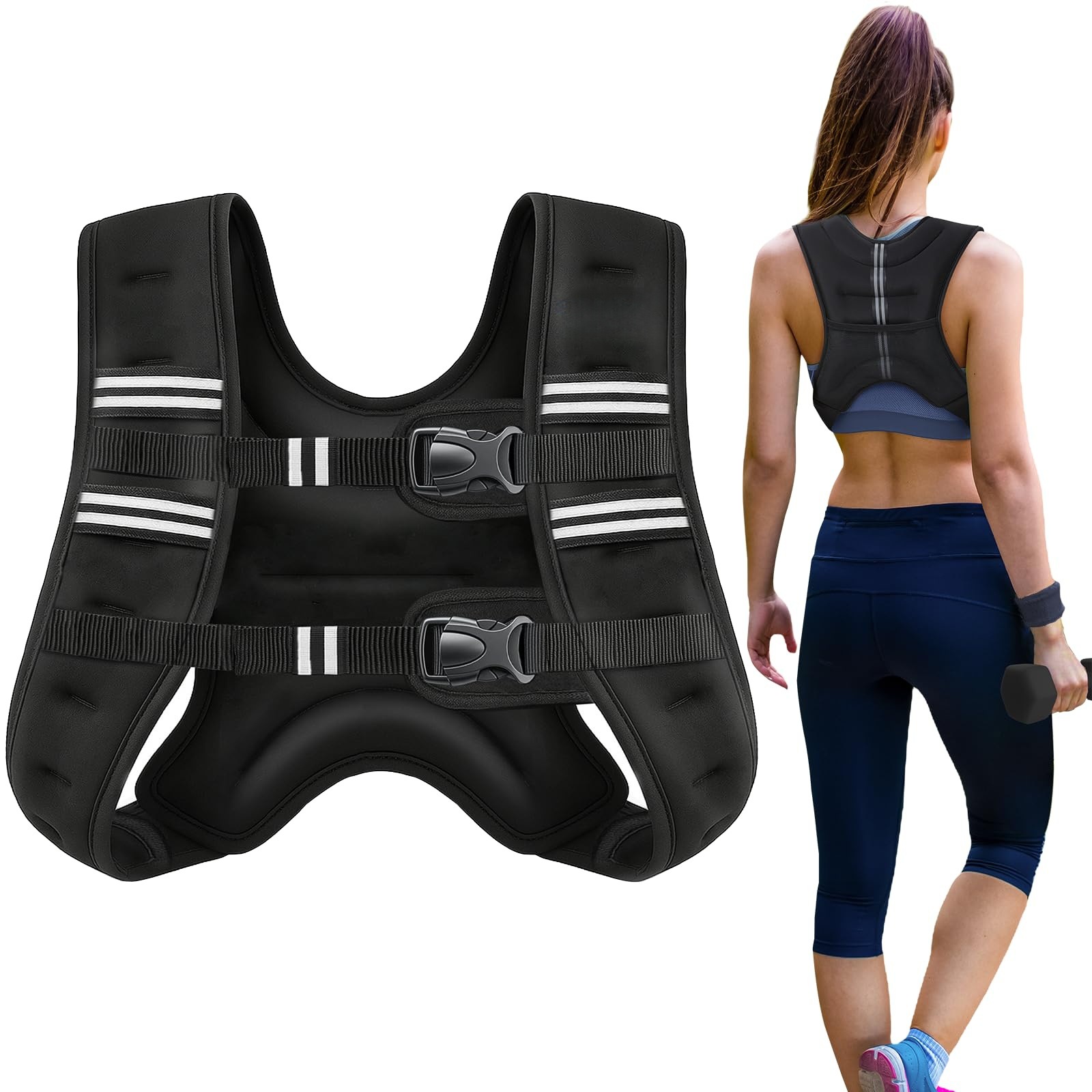 Fábrica personalizada chaleco de peso desmontable equipo de peso fitness ajustable chaleco de peso chaleco de arena de hierro chaleco de peso
