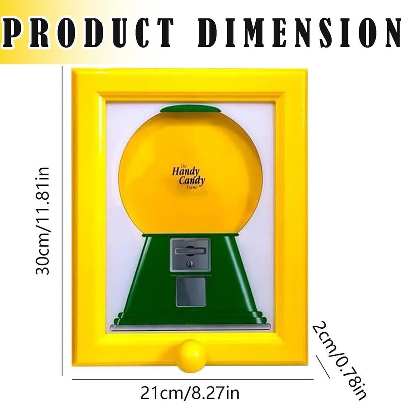 Cross-Border New Candy Dispenser Photo Frame Halloween Christmas Gift Rectangular Photo Frame