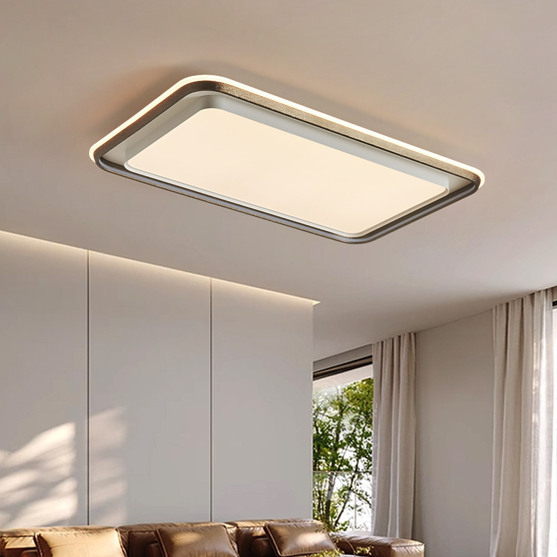 Italian-Style Minimalist Living Room Main Light, Ceiling Light with Rectangular Design, High-End Luxury, Personalized New Model Bedroom Light Italian-Style Minimalist Living Room Main Light, Ceiling Light with Rectangular Design, High-End Luxury, Personalized New Model Bedroom Light