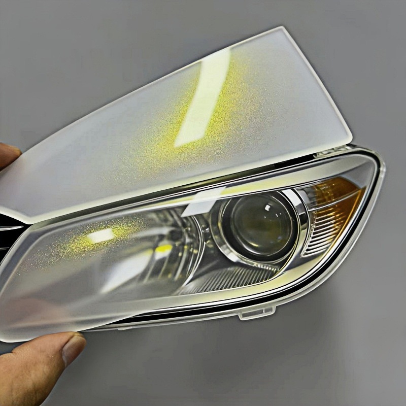 Tpu Car Headlight Color-Changing Film, Flash Diamond Color-Changing Self-Healing Car Light Anti-Scratch Protective Film, Blackened Tail Light Film