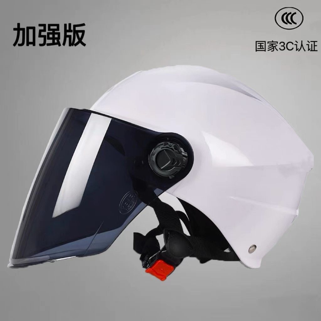 Newly certified, new national standard summer helmet, sun protection, electric vehicle safety helmet, unisex, suitable for all seasons, motorcycle safety helmet