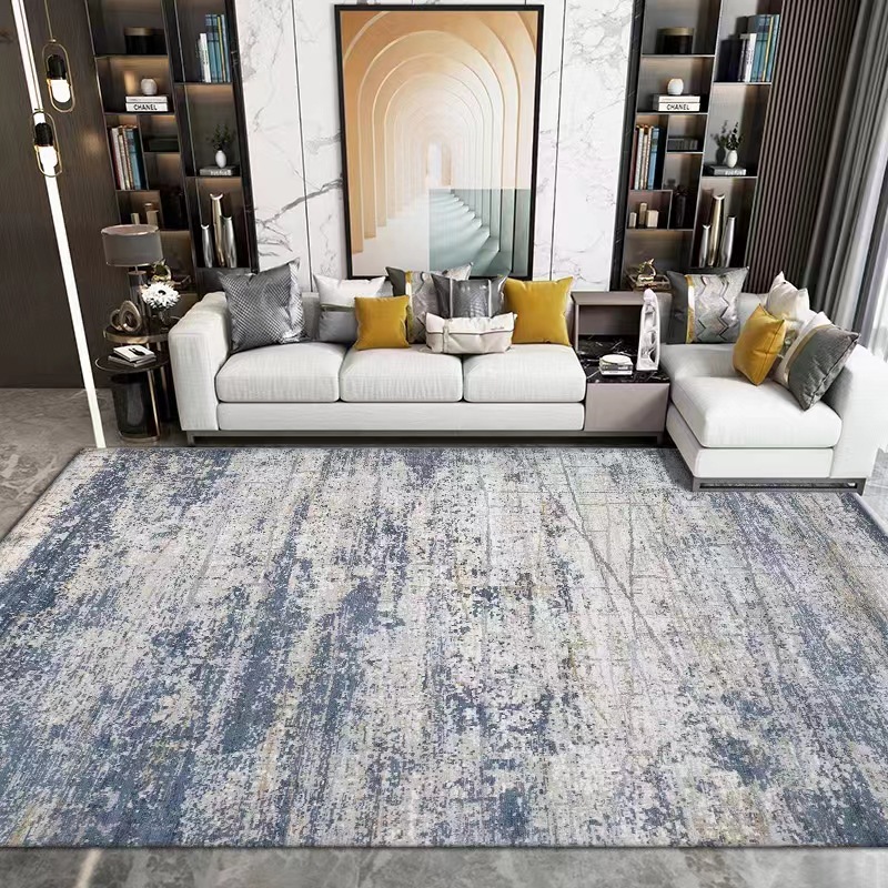 Carpet made of faux fur for living room for home use
