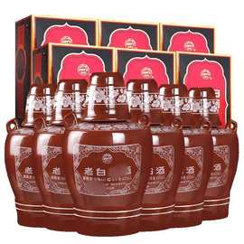 2025年【山西酒老白汾十年陈酿】53度清香原箱六瓶价格 整箱包邮