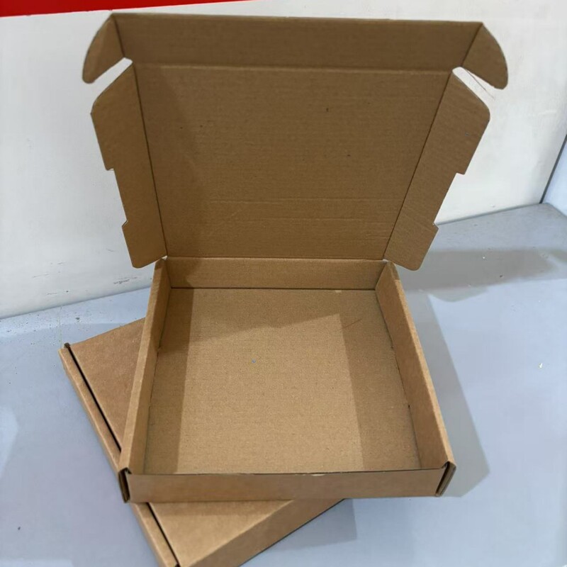 E Tile Flip Pizza Box 3-Layer Corrugated Paper Foldableing Box 17*17*3cm Airplane Box Children's Day Drawing Board Toy Bag