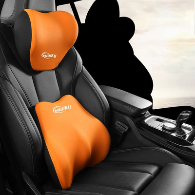 Waist support, Cushion Set, Waist and Hip Protection - orange-headrest