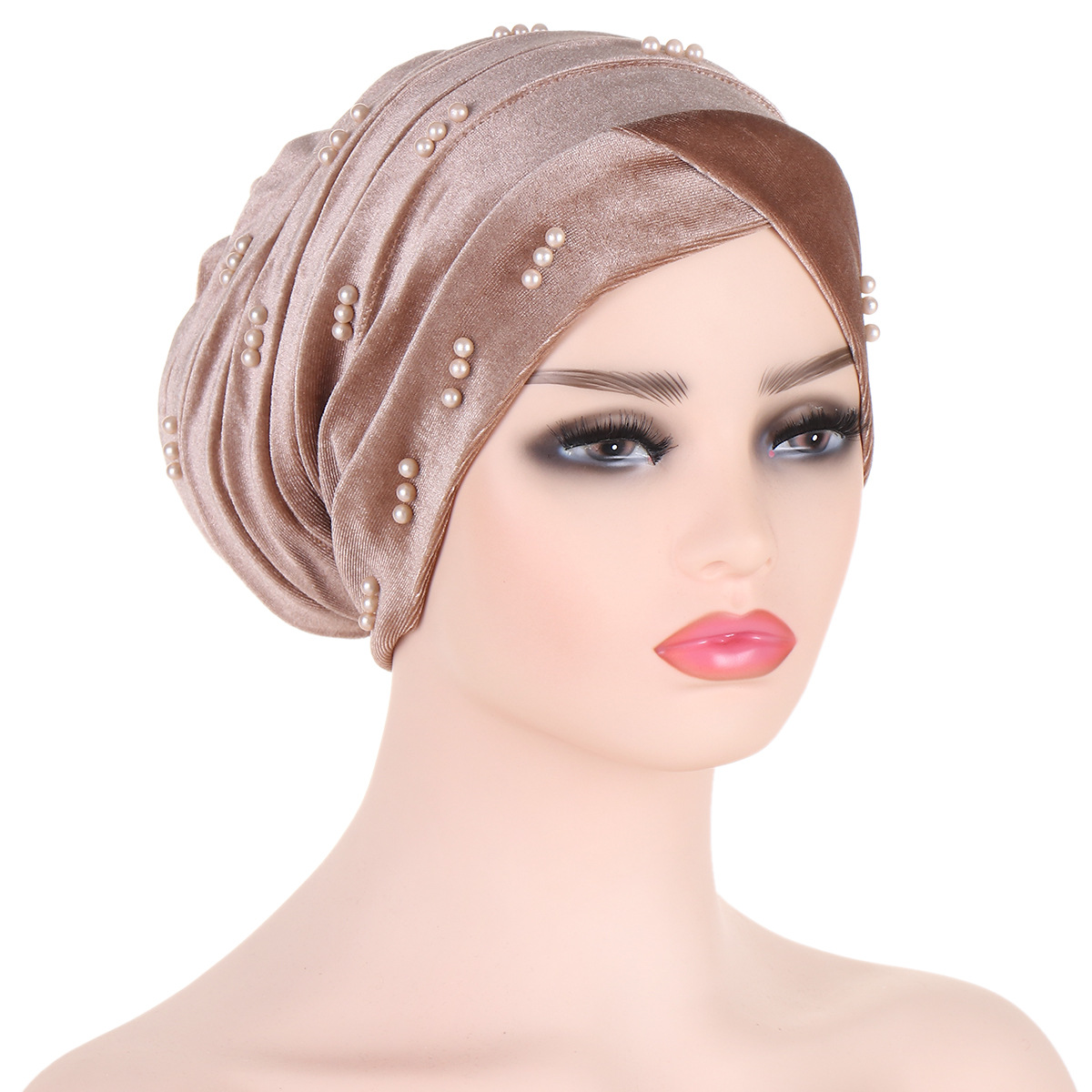 Women's Basic Solid Color Eaveless Beanie Hat display picture 4