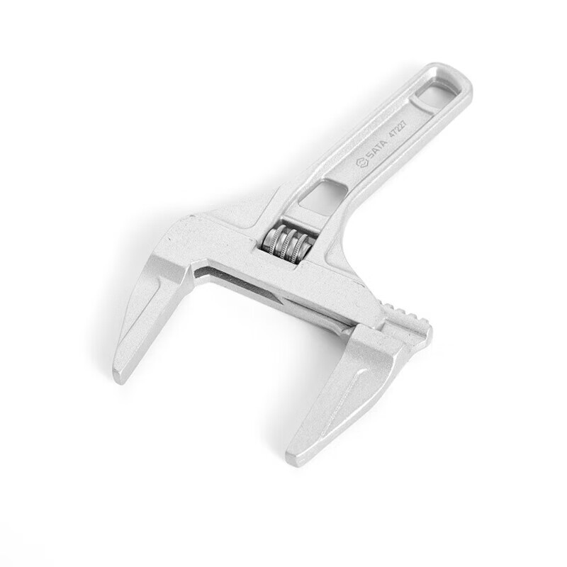 SATA 47227 aleación de aluminio gran apertura de mango corto llave móvil 12 "