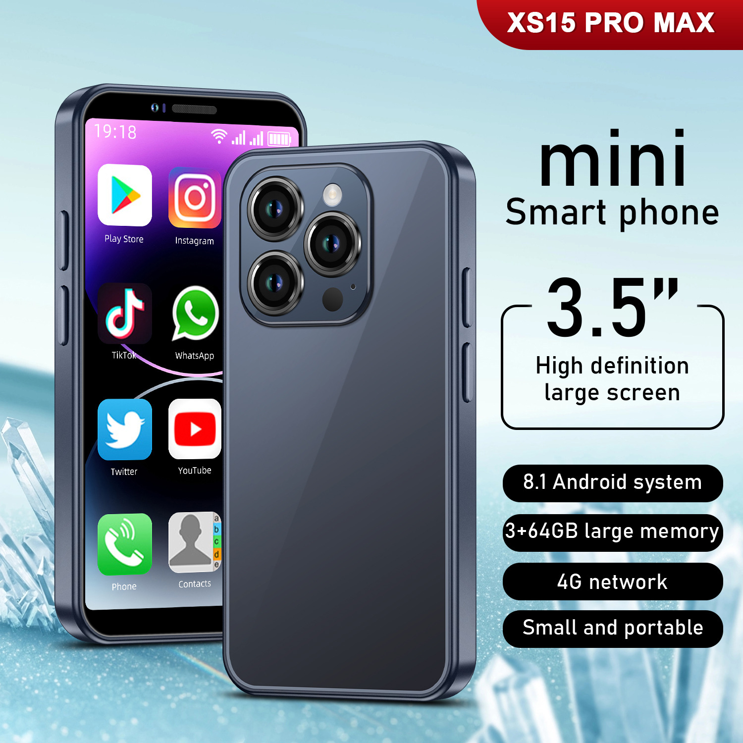 (Cross-border trading), small quad-core smartphone, 4G, Android