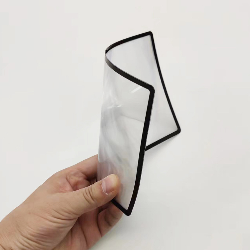 手持黑边软面老人阅读便携超薄PVC菲涅尔平面整页放大镜3倍AM811