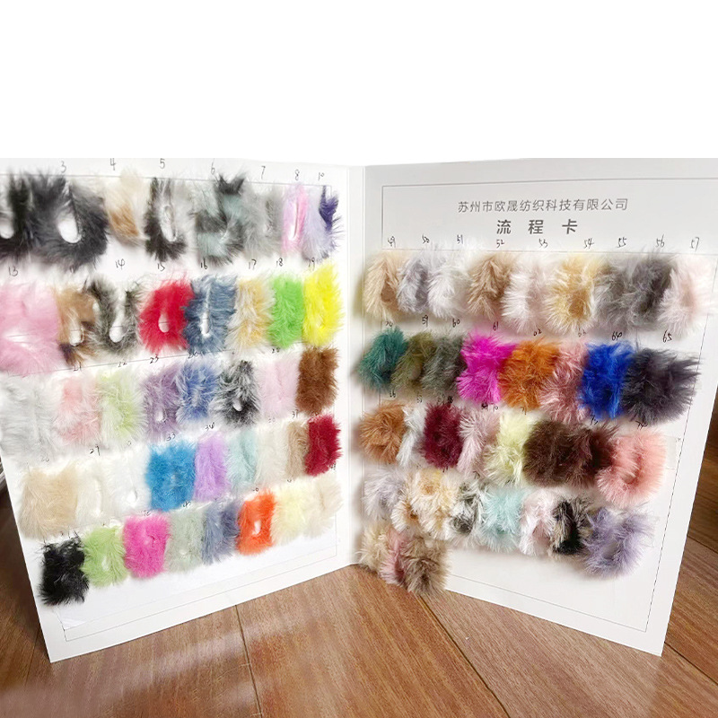Rex piel de conejo, piel de visón, masa de hilo de pelusa, tejido de bricolaje hecho a mano, masa de hilo de lana larga y suave cerosa, hilo de piel