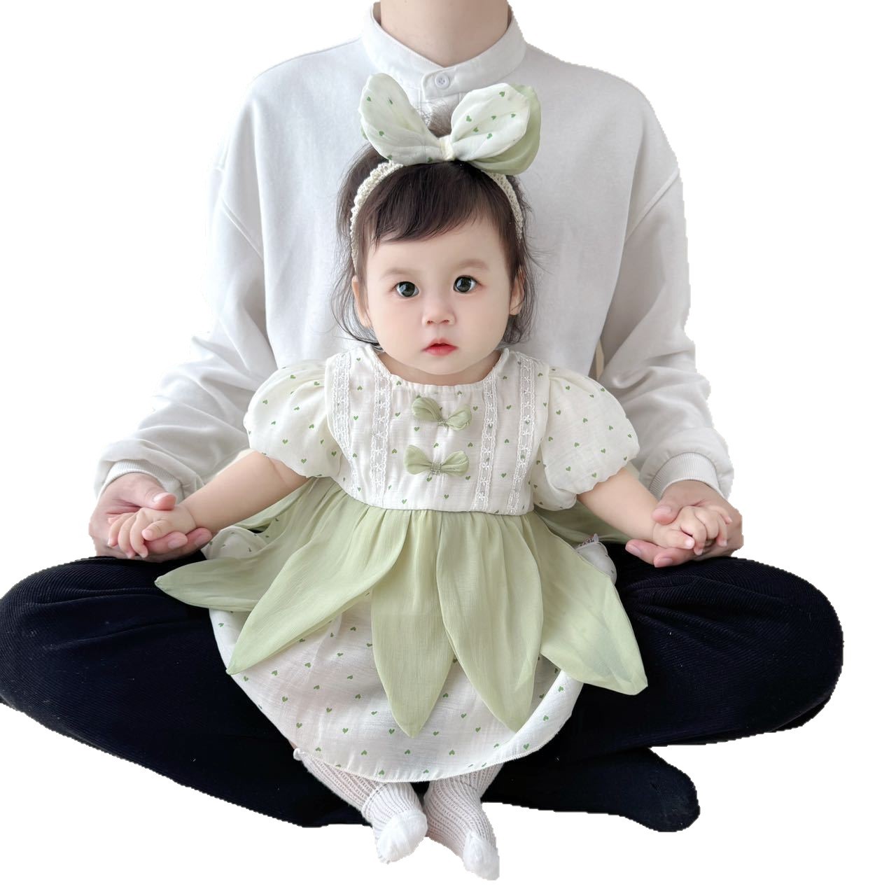 Ropa de bebé verano primavera delgado bebé mono de manga corta princesa verano luna llena cien días gatear mameluco