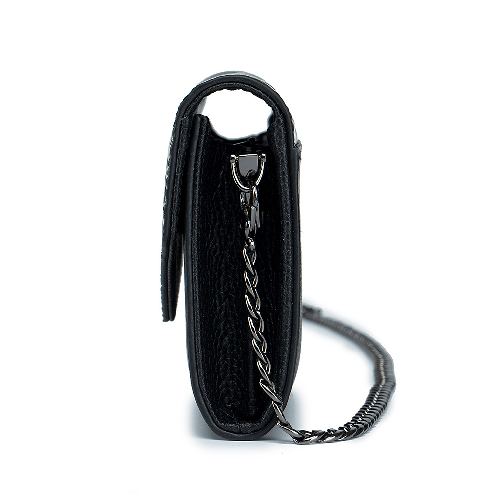 Flap Envelope Clutch Bag Genuine Leather Designer Crossbody Bag Trendy Evening Bag Elegant Handbag For Women - Thumbnail 5