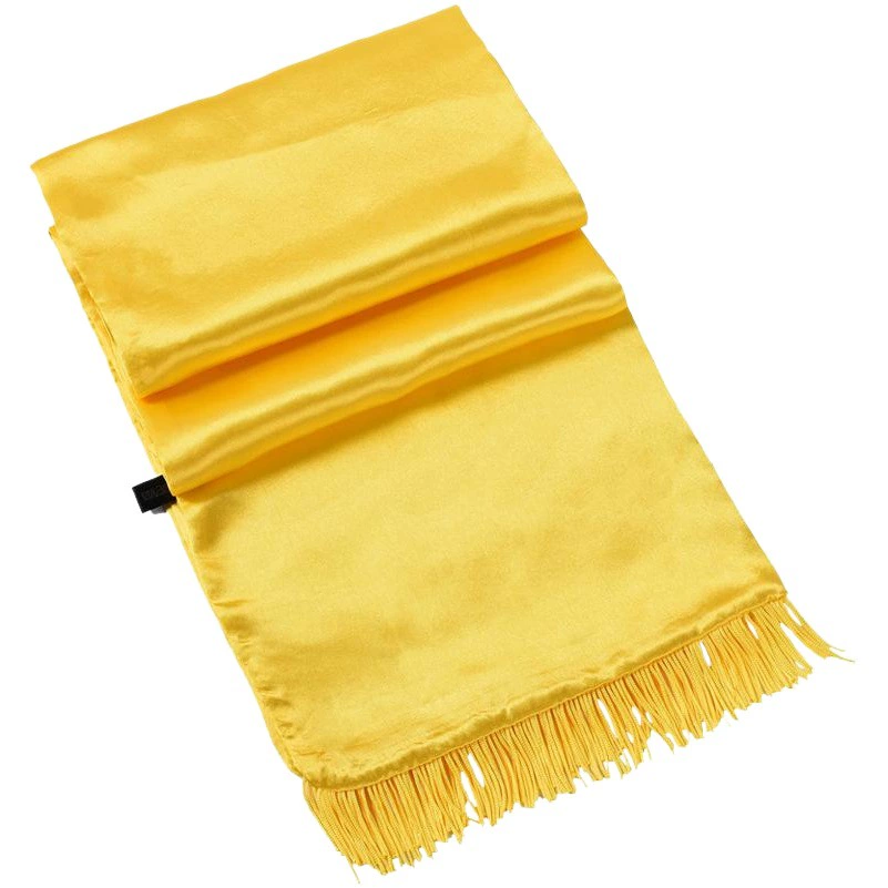 Шелковые платки на заказ с вышивкой логотипа и печатью для поклонения предкам и церковных мероприятий, оптом.