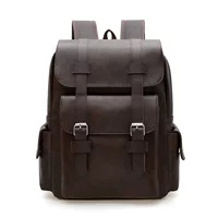 Backpack, polyurethane, laptop compartment, roomy business travel backpack, adjustable straps
