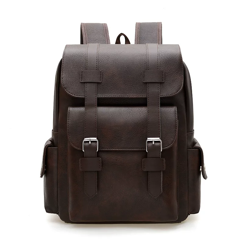 Backpack, polyurethane, laptop compartment, roomy business travel backpack, adjustable straps