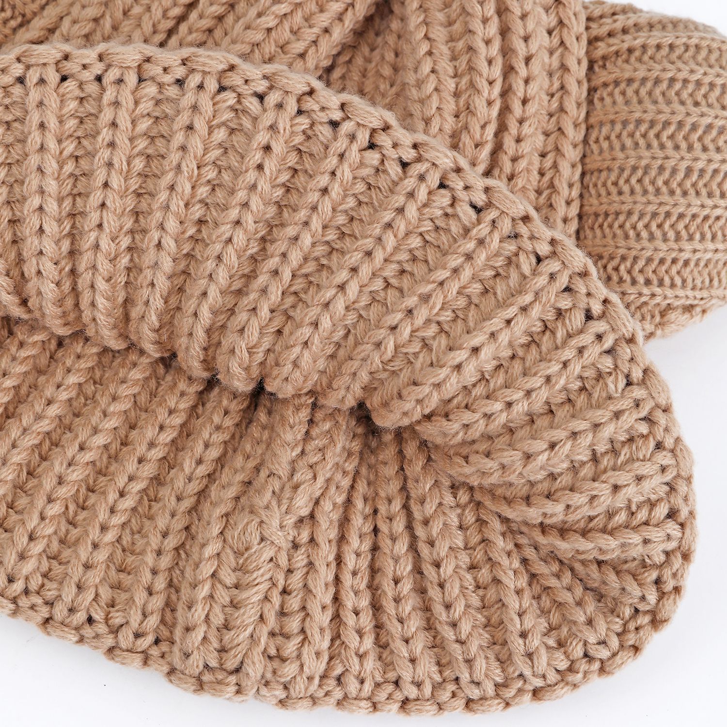Niedlicher Teddybär-Pullover der koreanischen Version mit verdicktem, wärmendem Ohrenschutz, kältebeständig gestrickt für den Herbst und_voghion.com