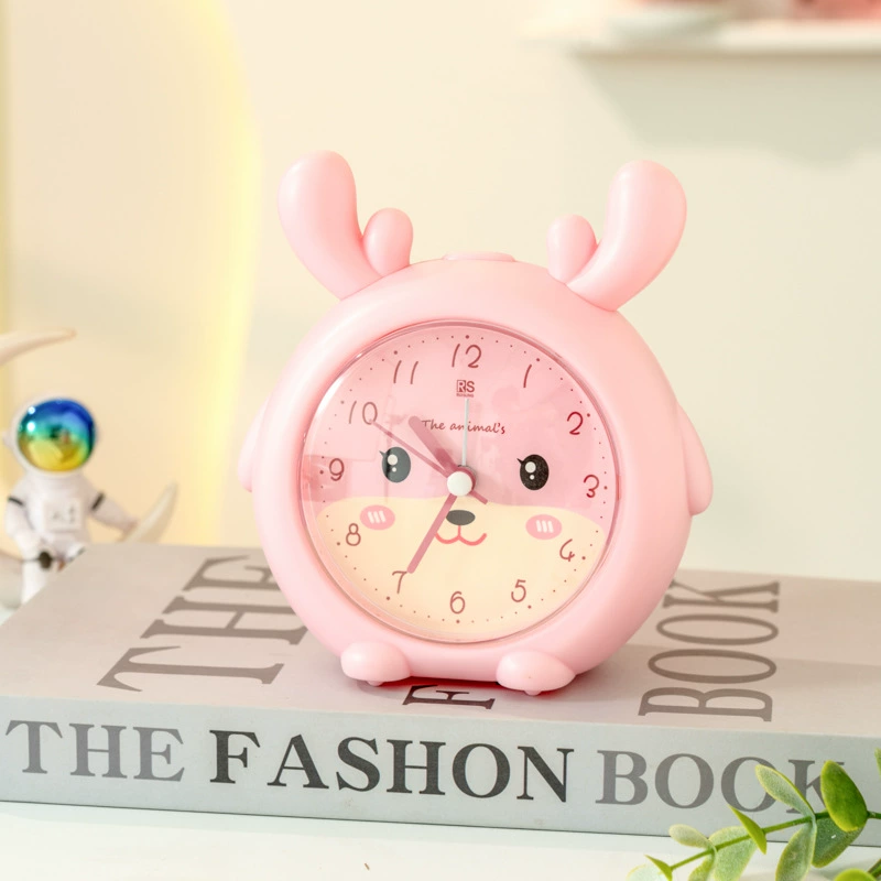 Фабрика прямых продаж рога мультяшный будильник конфеты бесшумный будильник с лампой