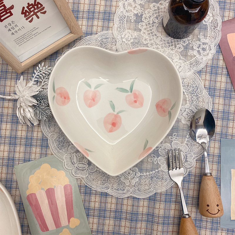 Nordic Style Fresh and Creative Tableware Household Ceramic Bowl Noodle Bowl Dish Plate Soup Pot Double Ear Plate Fashion Fruit Dish Plate Nordic Style Fresh and Creative Tableware Household Ceramic Bowl Noodle Bowl Dish Plate Soup Pot Double Ear Plate Fashion Fruit Dish Plate