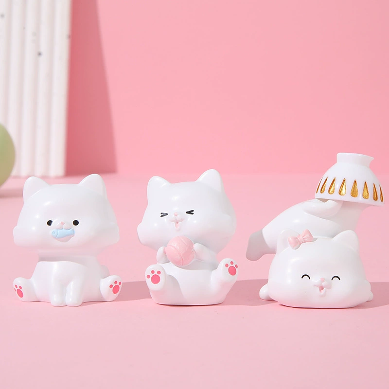 Кошачий бокс-слепок MIMI, творческий художественный кот, манекен-голова, модель девушки, сердце, смола, подарок на день рождения и День детей
