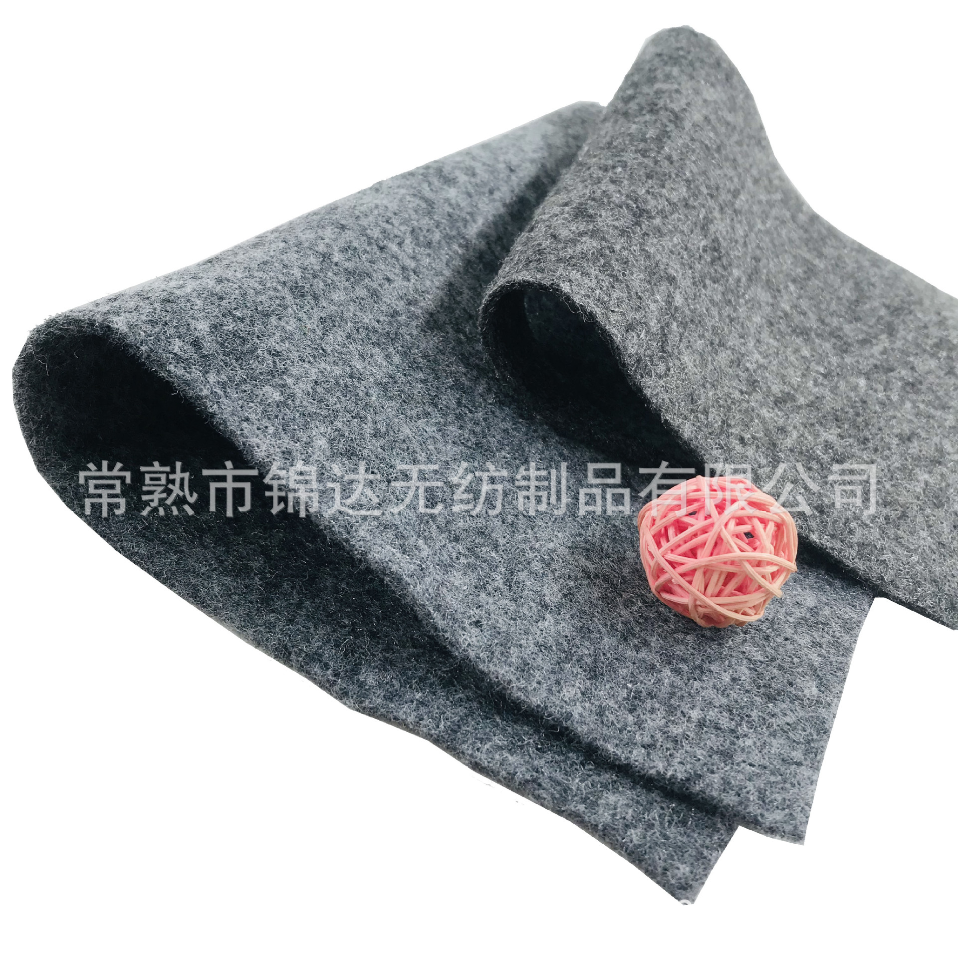 厂家直供 亮丝针刺涤纶毛毡无纺布 箱包柜台首饰盒内衬装饰用布