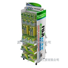 源头货架厂专业生产电池展示架充电器耳机手机配件展示架孔板展架