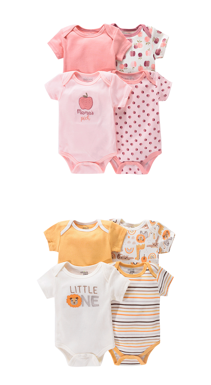 Title 5, Macacão de verão para bebê com mangas curtas, i...