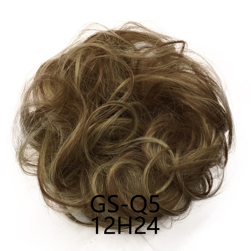 Europa y los Estados Unidos pelucas anillo de pelo de bolas cabeza cuerda elástica peludo natural peludo peludo transfronterizo