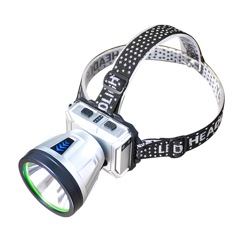 Nuevo faro LED transfronterizo agitando inducción faro USB cargador de cabeza tipo noche corriendo pescando mini faro