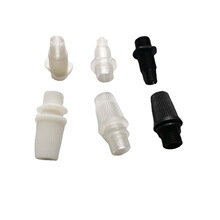 龙三自产自销007吊灯线扣锁线径3.5-7mm防拉固定扣黑白透色现货