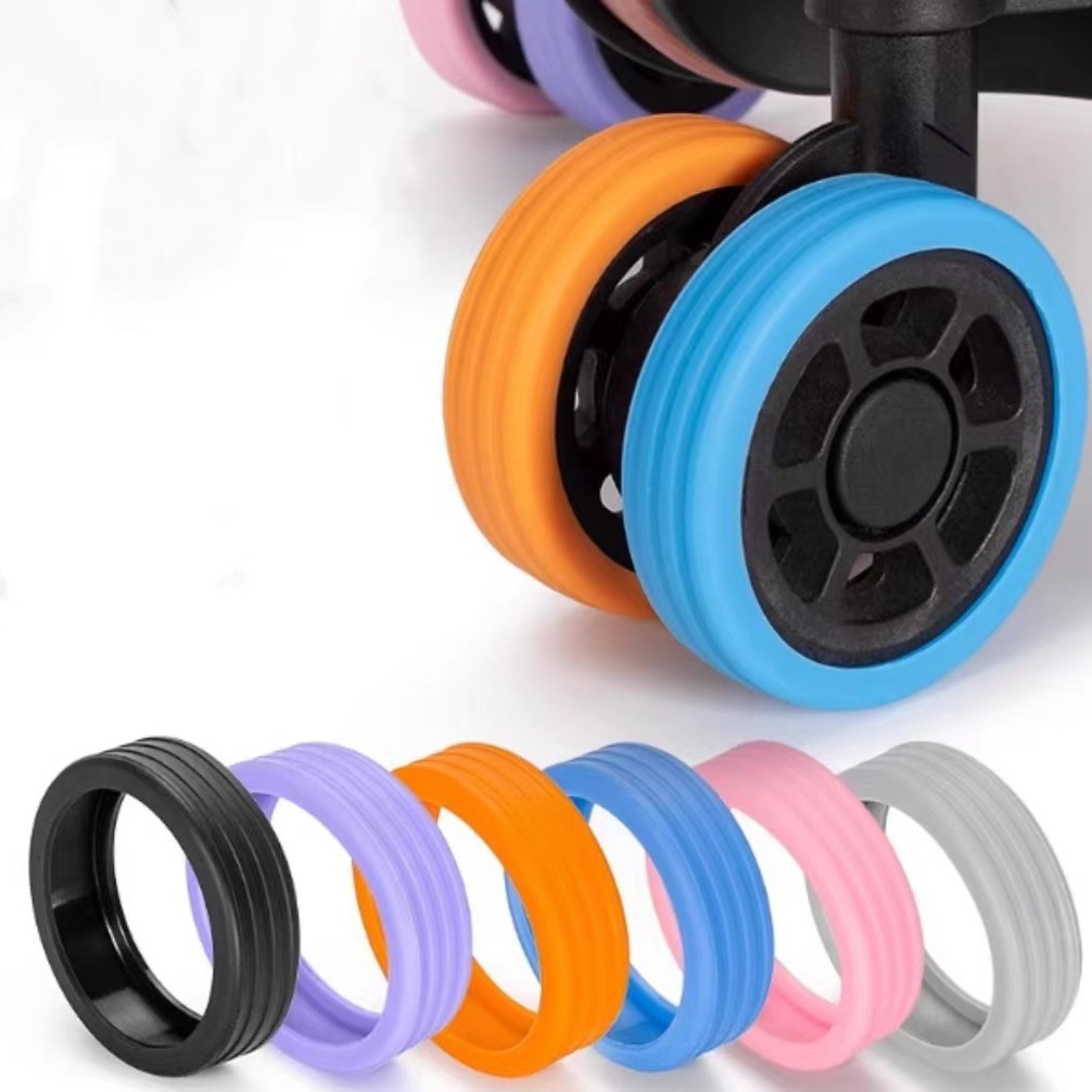 Suitcase Caster Protective Cover, Suitcase Wheel Cover, Silent Wheel Anti-Wear Wheel Refurbishment Cover, Suitcase Wheel Cover