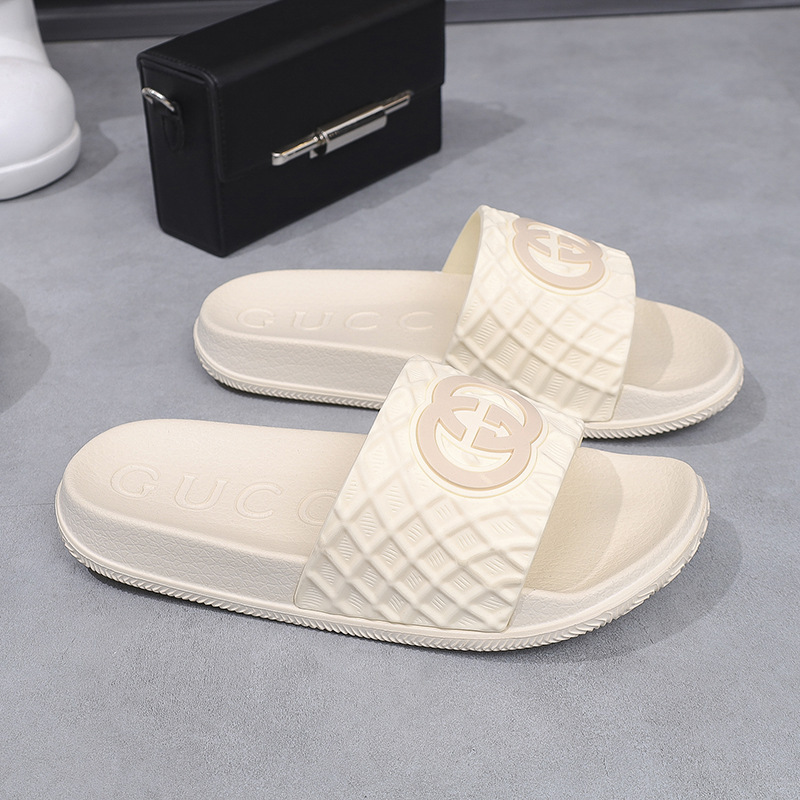 Zapatillas para mujeres frescas en el hogar, zapatillas para parejas domésticas, suela suave antideslizante Eva universal, comercio exterior para hombres, ligero y cómodo.