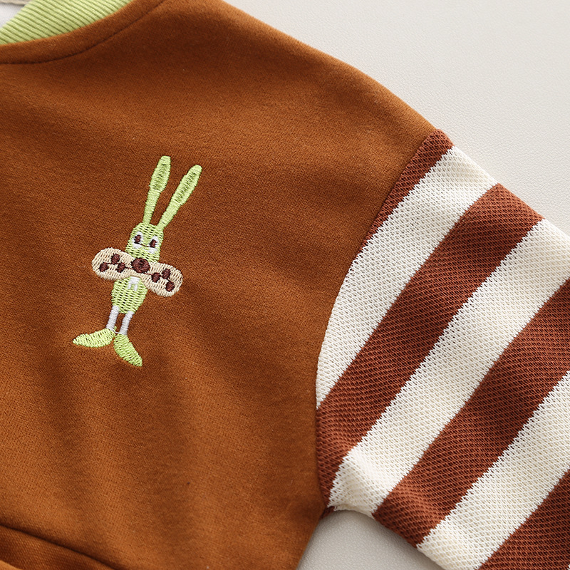 Jongens Herfstkleding Sport Tweedelige Set voor 1-jarige Baby's Lente en_voghion.com