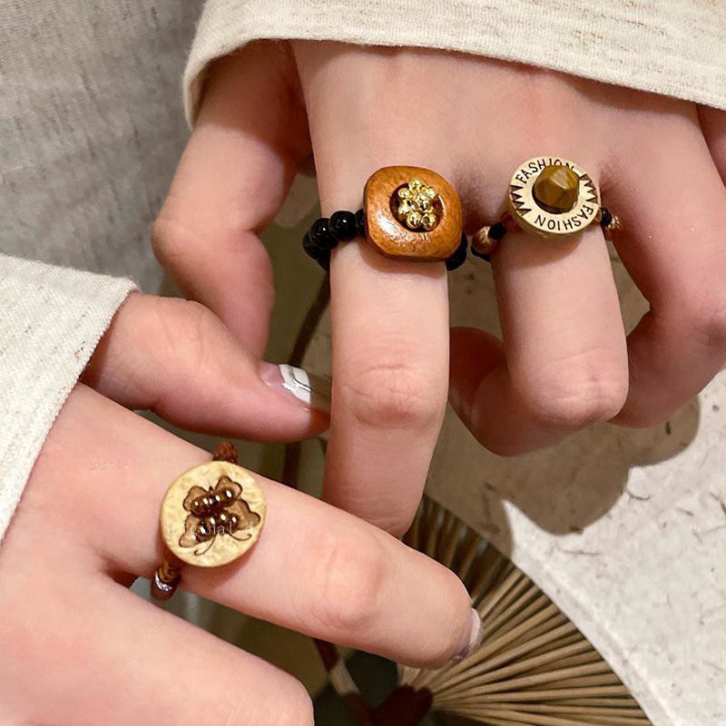 새로운 중국 스타일 나비 나무 페르시 반지 여성 가을, 겨울 메일 라드 검지 손가락 반지 복고풍 스타일 패션 맞춤 반지