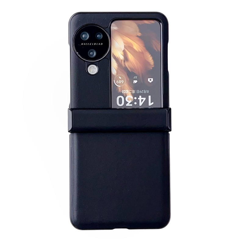 Oppo find n3 flipを適用した新型モランディ純色皮紋三段シンプルな携帯ケース|undefined