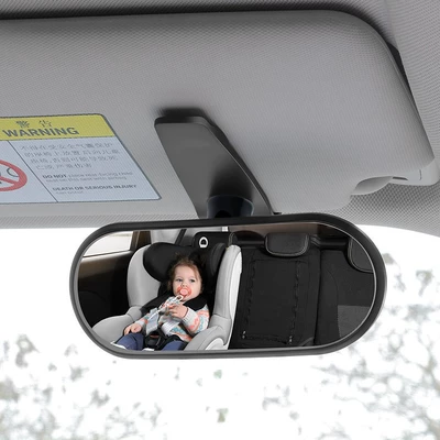 Observation Auxiliary Large Field of View: Large field of view rear view auxiliary mirror