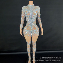 新款修身气质套装包臀晚礼服时尚俱乐部明星红毯live house演出服