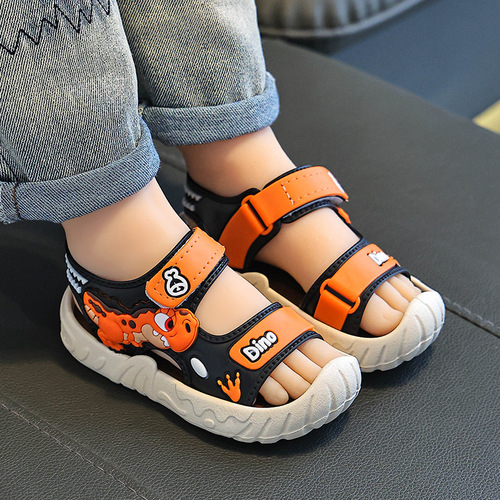 Children's sandals for boys, summer new baby learning to walk sandals for girls, sports shoes with soft soles, non-slip infant shoes